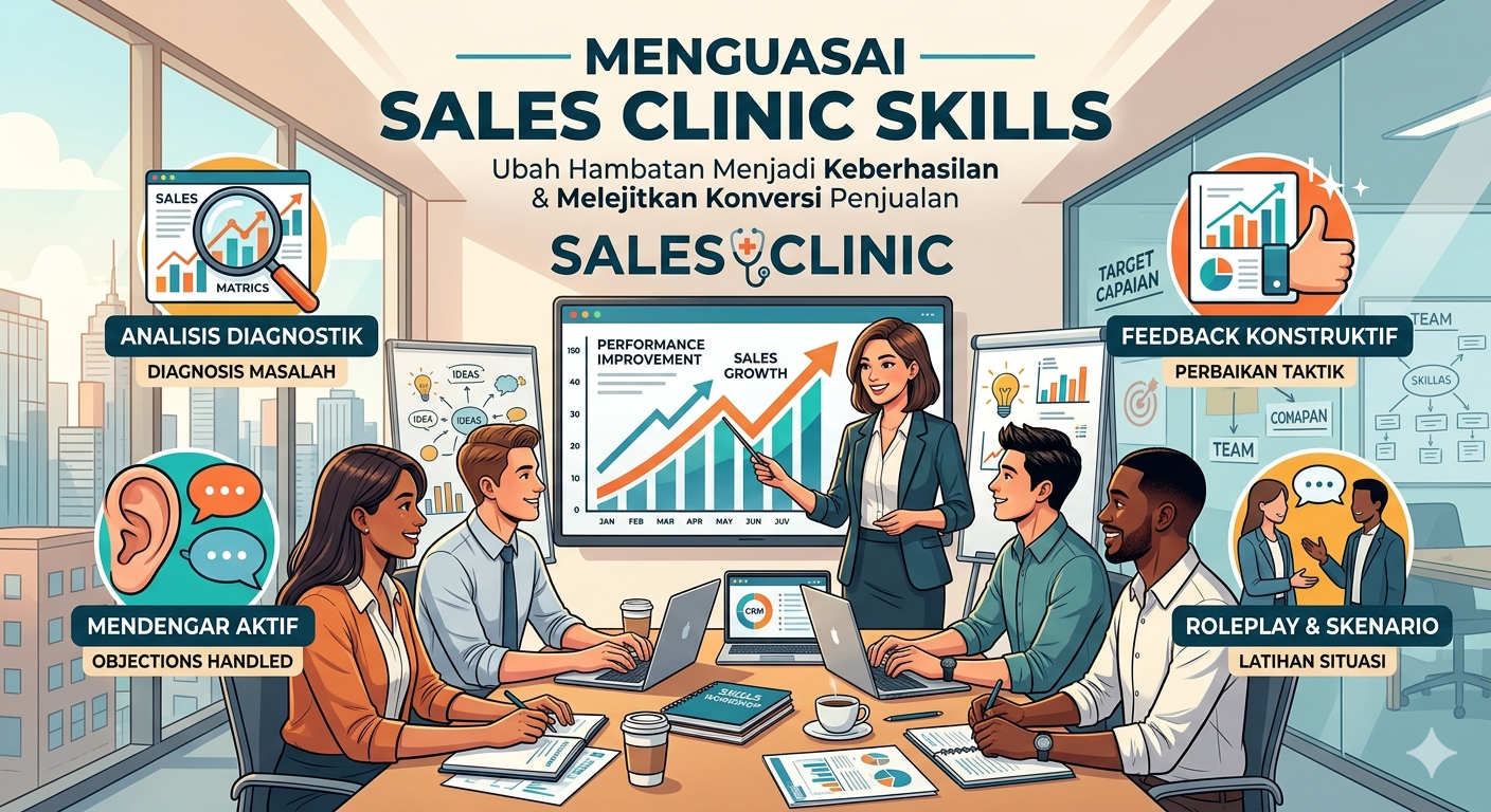 Sales Clinic Skills: Keterampilan Mengupas Hambatan dan Mendongkrak Performa Penjualan